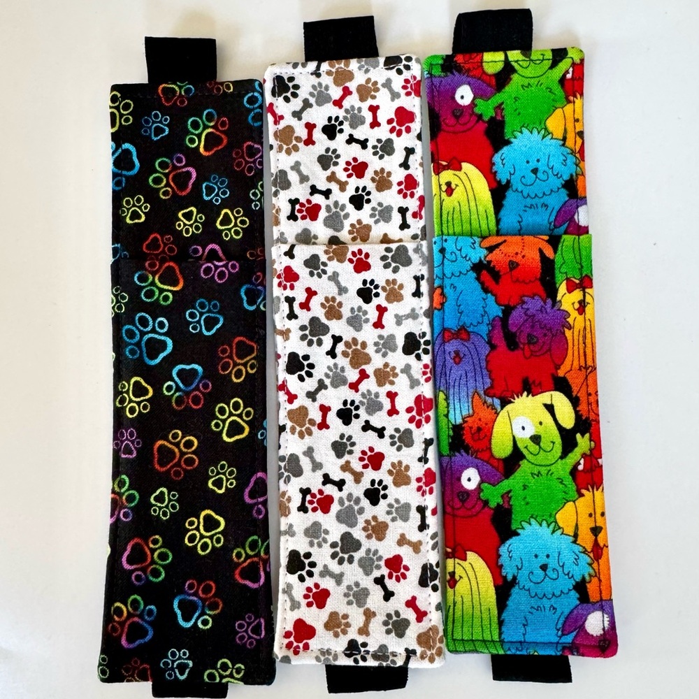 SET OF 3 Handmade A5 Journal Pen Holders, Pen Holder with Elastic, Pen Holder